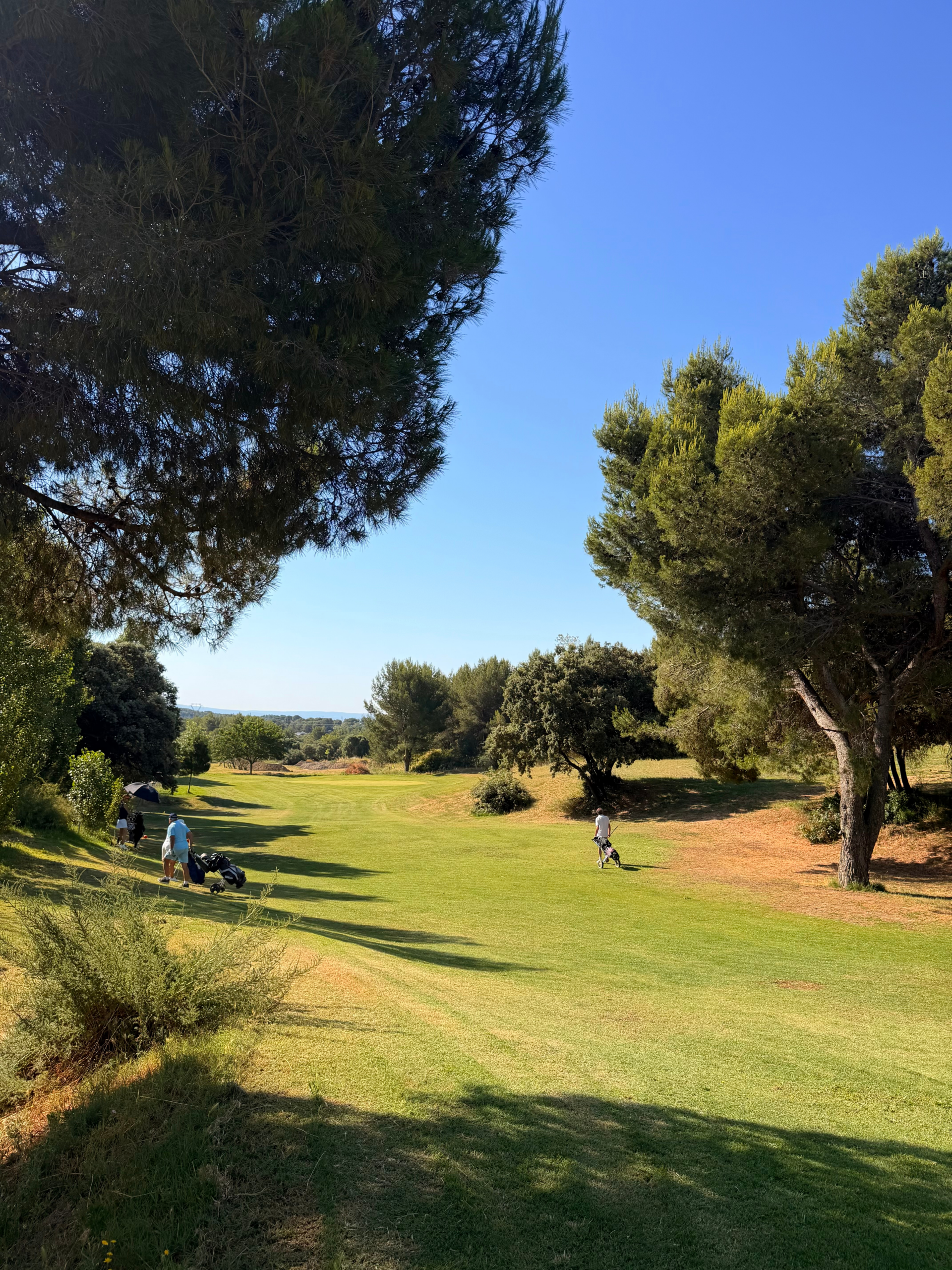 Vue du parcours du Golf de Beaucaire Saint-Roman